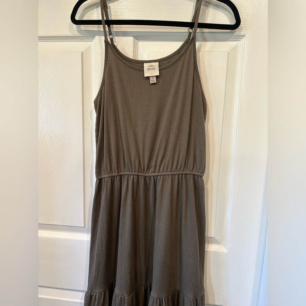 Knox Rose Olive Green Midi Dress